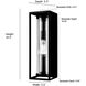 Caleb 1 Light 16.5 inch Textured Black Outdoor Wall Sconce